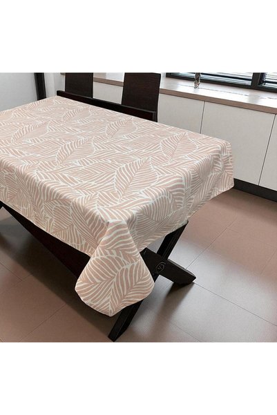 Linea Home ΛΙΝΟ ΤΡΑΠΕΖΟΚΑΜΑΡΤΙΝΟ ΧΡΩΜΑΤΙΣΜΟΥ PALM POWDER 140X180 LH2025540-2