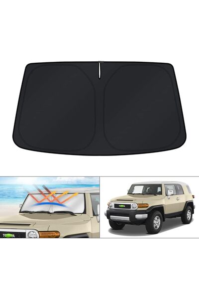 Generic Windshield Sun Shade for Toyota FJ Cruiser Sport Utility 2007-2014 Wi...