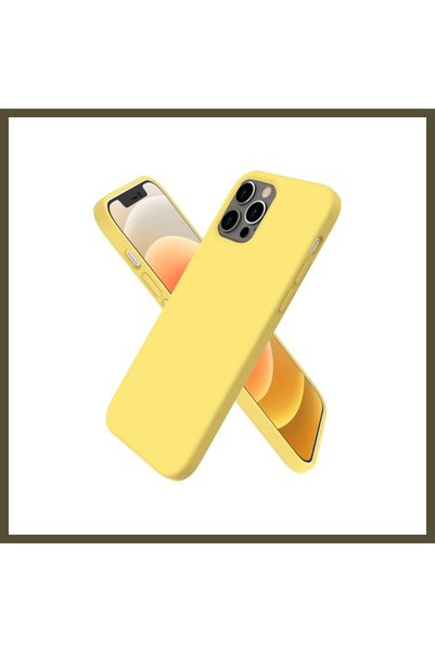 northcity n iPhone 12 Pro Max First Silicone Case - Yellow BX