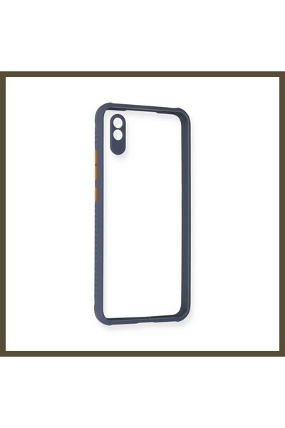 northcity n Redmi 9A Compatible Case: Miami Clear Silicone - Gray BX