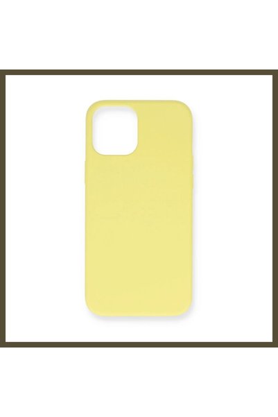 northcity n iPhone 12 Mini Case with Velvet-Lined Nano Silicone - Yellow BX