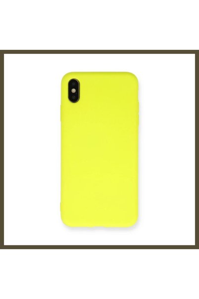 northcity n iPhone X Compatible Case with Velvet-Lined Nano Silicone - Yellow BX