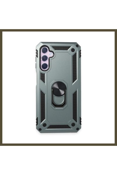 northcity n Samsung Galaxy A14 4G Case: Sofia Ringed Silicone Cover - Green BX