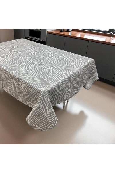 Linea Home ΛΕΝΟ ΤΡΑΠΕΖΟΚΑΜΑΡΑ PALM MOKA 140X140 LH2025543-1
