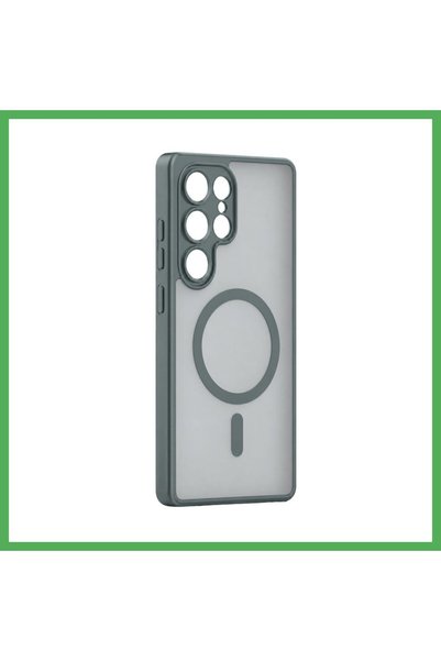 Nur store Çanta Samsung Galaxy S25 Ultra Loji MagSafe Case - Gray BEZOSS