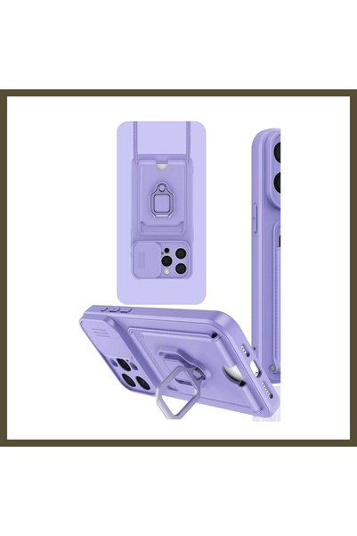 northcity n غطاء متوافق مع هاتف iPhone 15 Pro، تصميم "زوما" مع حلقة وحامل بطا...