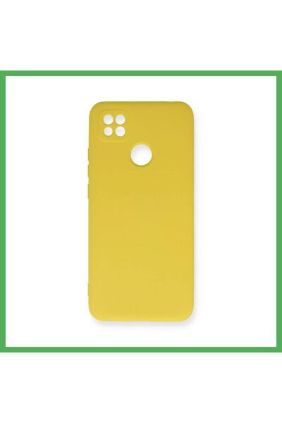 Nur store Çanta Redmi 9C Compatible Case with Velvet-Lined Nano Silicone - Ye...