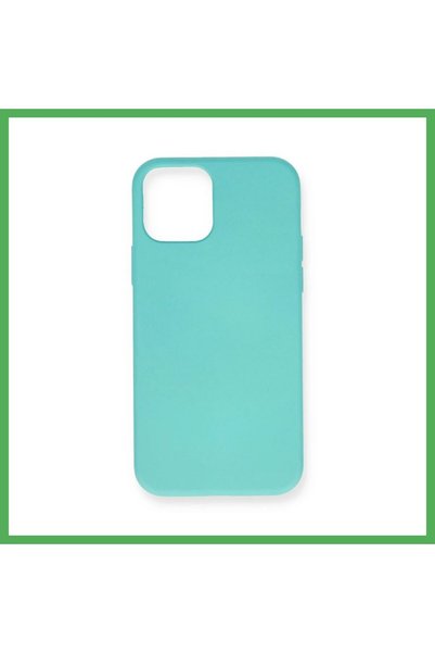Nur store Çanta iPhone 12 Mini Case with Velvet-Lined Nano Silicone - Turquoi...