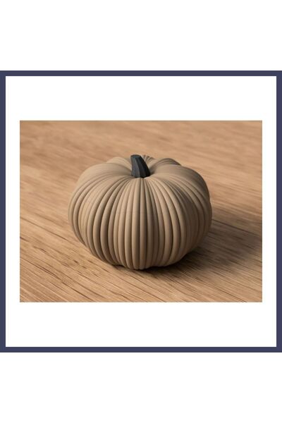 Generic Brand 3D-Printed Pumpkin Candy Bowl with Lid—Halloween Decorative Pum...