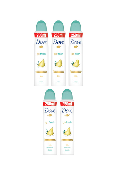 Dove 5x PACHET Spray deodorant Go Fresh Pear & Aloe Vera, 250 ml