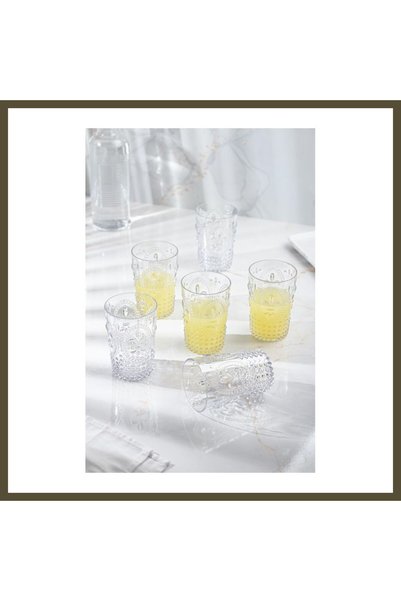 northcity n Clear Acrylic Set of 6 Short Glasses & Side Glasses for Water, So...