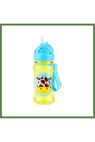 Hobibahçem Tritan Water Bottle with Straw – Giraffe · Color: Giraffe HB006