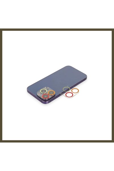 northcity n iPhone 13 Pro Max Compatible Colored Camera Lens Protector - Oran...