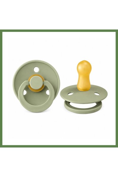 Hobibahçem Rubber Pacifier 0–6 Months Sage—price per piece · Color: Sage HB006