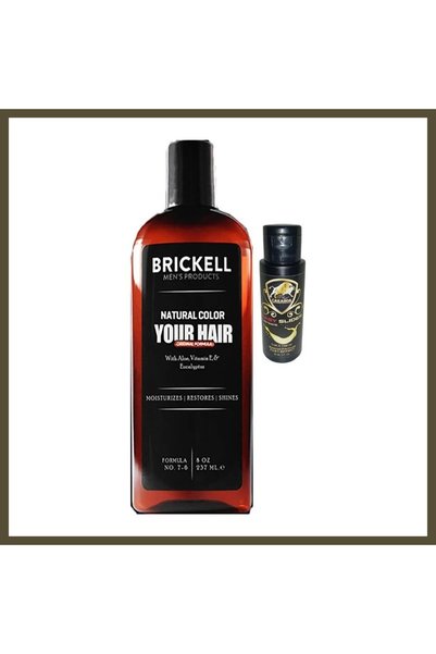 northcity n Brickell Hair & Beard WHITENER 237 ml Shampoo for Men + Caraboa S...