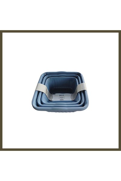 northcity n KAPRIS HOME 3-Piece 4L, 6L, 9L Square Bowl Set BX