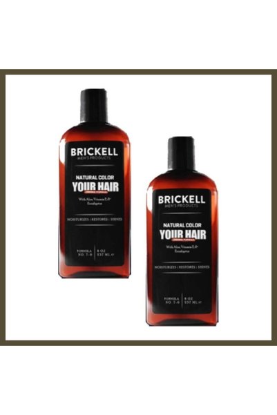 northcity n Brickell Men's Hair and Beard Care Shampoo, 300 ml, 2-Pack BX