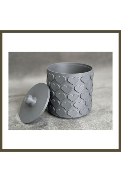 northcity n 3D-Printed Patterned Storage Box with Lid - Two-Tone Organizer - ...