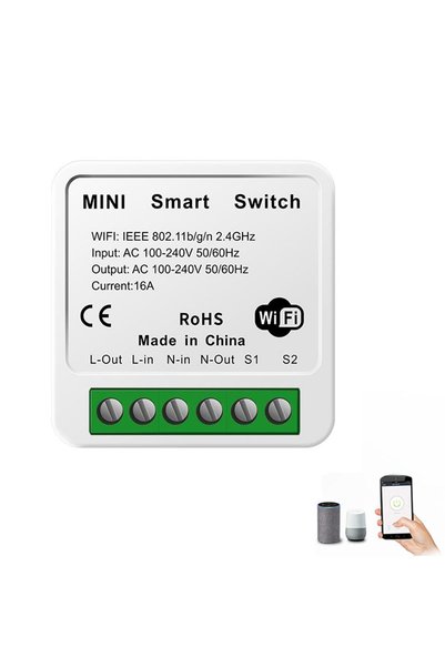 Generic WiFi Smart Button with Timer Function Remote Control Circuit Breaker