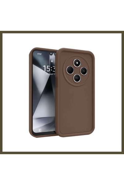 northcity n Redmi 14C Compatible Viera Silicone Case - Brown BX