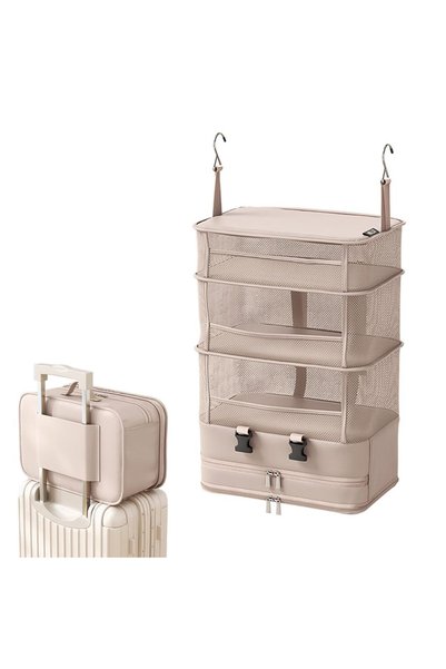 Goodern Portable Hanging Travel Packing Organizer,Shelves Bag Packing Cube,La...