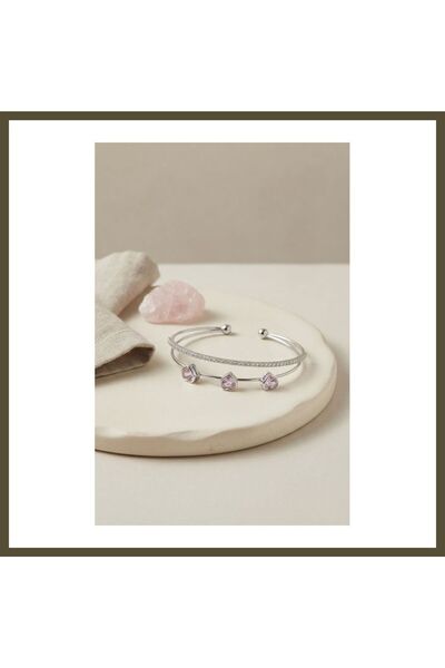 northcity n Pink Zircon-Studded Modal Women's Bracelet BX