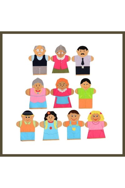 northcity n AND-5001 HUMAN PUPPET SET, PACK OF 10, BX