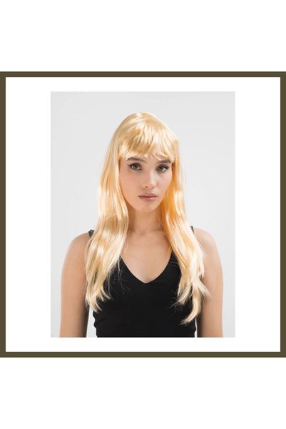 northcity n Platinum, Gold, and Gold-Toned Long Solid Color Party Wig BX
