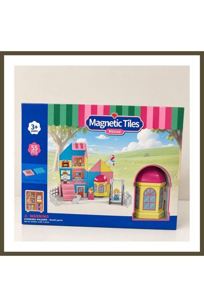 northcity n SH59691 55-PIECE MAGNETIC STANDARD SERIES COLORED BLOCKS BX