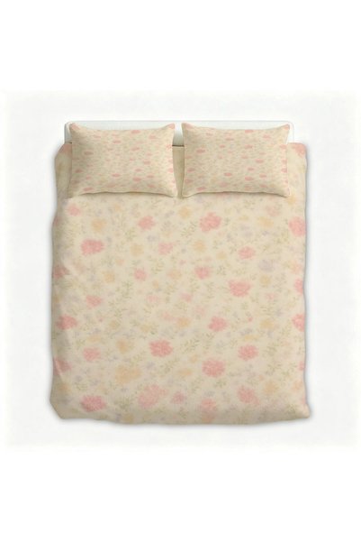 Generic Stylish Home Flannel 3Pcs Bedding Set, Bohemian Bedroom Essential Set