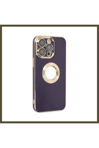 northcity n iPhone 14 Pro Compatible Silicone Case - Deep Purple BX