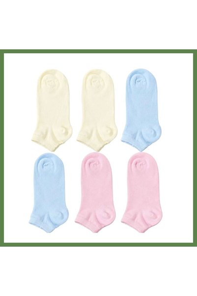 Hobibahçem Women's Stitch-Free Bamboo Ankle Socks, 6-Pack - Soft, Breathable,...