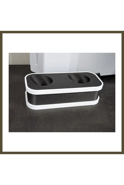 Generic Brand 3D-Printed Dual-Joystick Stand: Two-Tone Wavy-Pattern Desktop G...