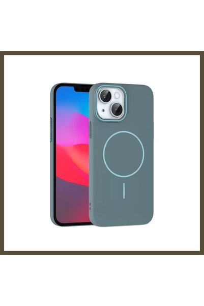 northcity n Joko iPhone 15 Plus Compatible MagSafe Brooch Case - Turquoise BX