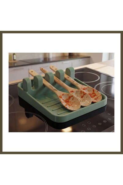 northcity n 3D-Printed Spoon Rest and Pot Lid Holder, Drip Tray, Stove-Top Ki...