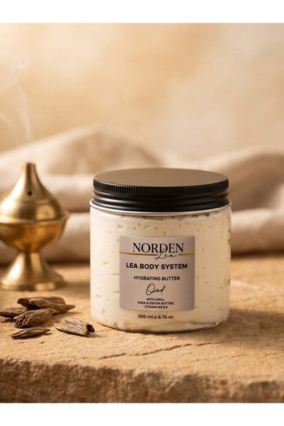 NORDENLEA زبدة مرطبة للجسم - برائحة العود - 200 مل.