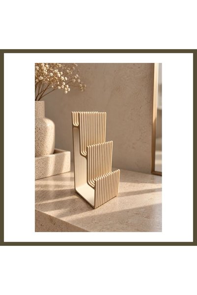northcity n 3D-Printed Three-Tier Glasses Stand, Sun Visor Holder, Striped De...