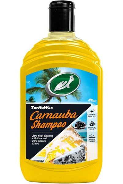Turtle Wax شامبو وواكس كارنوبا للسيارات برائحة استوائية (500 مل)