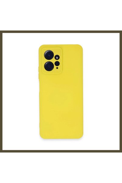 northcity n Redmi Note 12 4G Case with Velvet-Lined Nano Silicone - Yellow BX