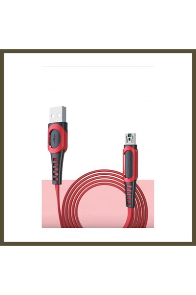 northcity n كابل Konfulon DC24 Micro USB، طول 1.2 متر، تيار 4 أمبير - أحمر BX.