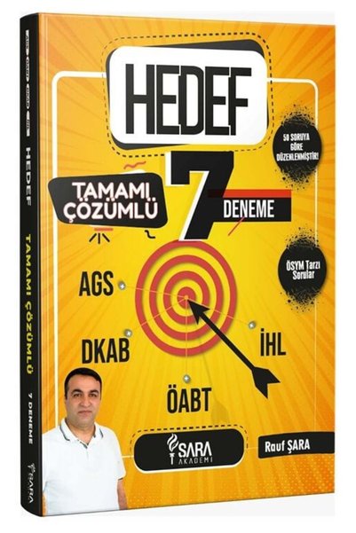 Şara Akademi ÖABT MEB-AGS Din Kültürü ve Ahlak Bilgisi Hedef 7 Deneme Çözümlü...