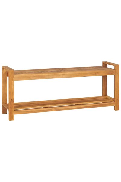 vidaxl Bancă, 120 cm, lemn masiv de tec