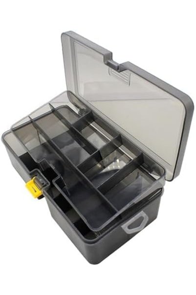 SYOSI Double Layer Fishing Tackle Box, Professional Lure & Bait Storage Organ...
