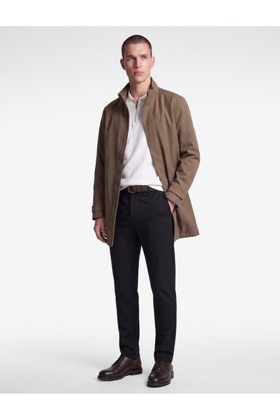 Koton Regular Fit Cepli Uzun Kollu Hakim Yaka Parka