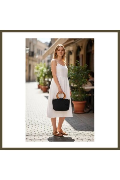 northcity n Hand-Knitted Shoulder Bag, Woven-Look Women's Bag, Stylish Everyd...