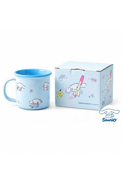 wafra store كوب سيراميك سانريو "سينامورول" (Cinnamoroll) سعة 300 مل مع علبة ه...