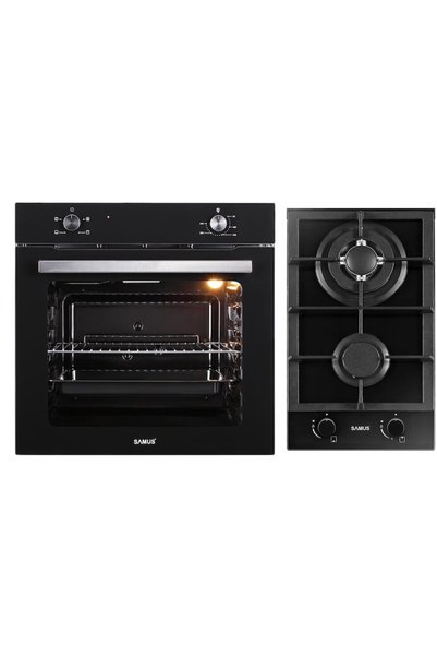 Samus Εντοιχιζόμενος φούρνος SC621G4, 81 L, 2000 W, 4 λειτουργίες + Εντοιχιζό...