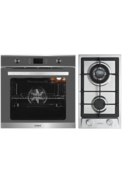 Samus Pachet incorporabil Cuptor incorporabil SC626GDX9 GRAY, 75 L, 2800 W, 9...