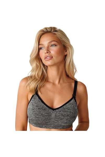 Formommy Sutien pentru alaptare, Sorellea, Fara cusaturi, Masura XL, Gri inchis