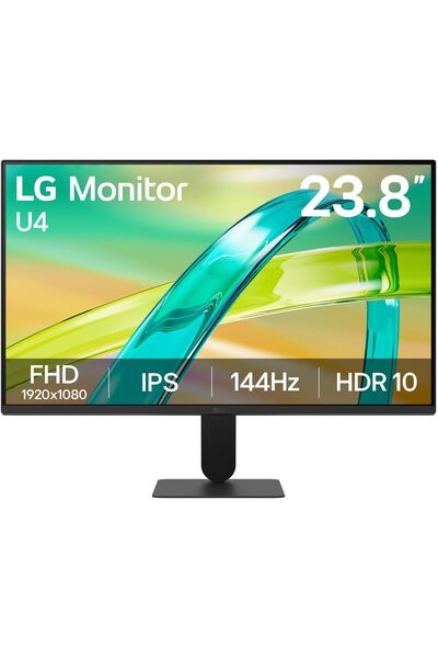 LG شاشة ألعاب مقاس 23.8 بوصة، موديل 24U411B-B، بدقة FHD (1920x1080)، بتقنية I...